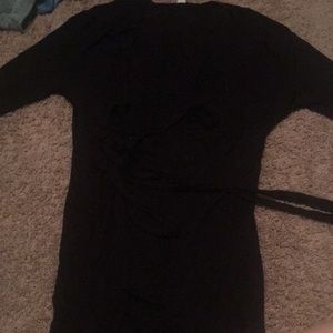Old navy black wrap dress